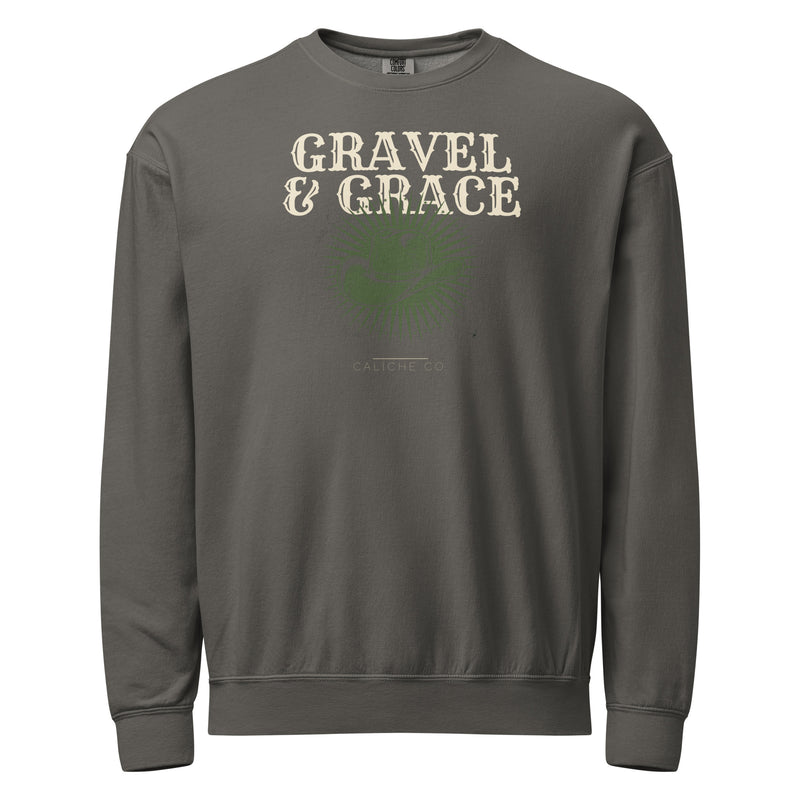 Gravel & Grace Crewneck — Dark | Caliche Co.